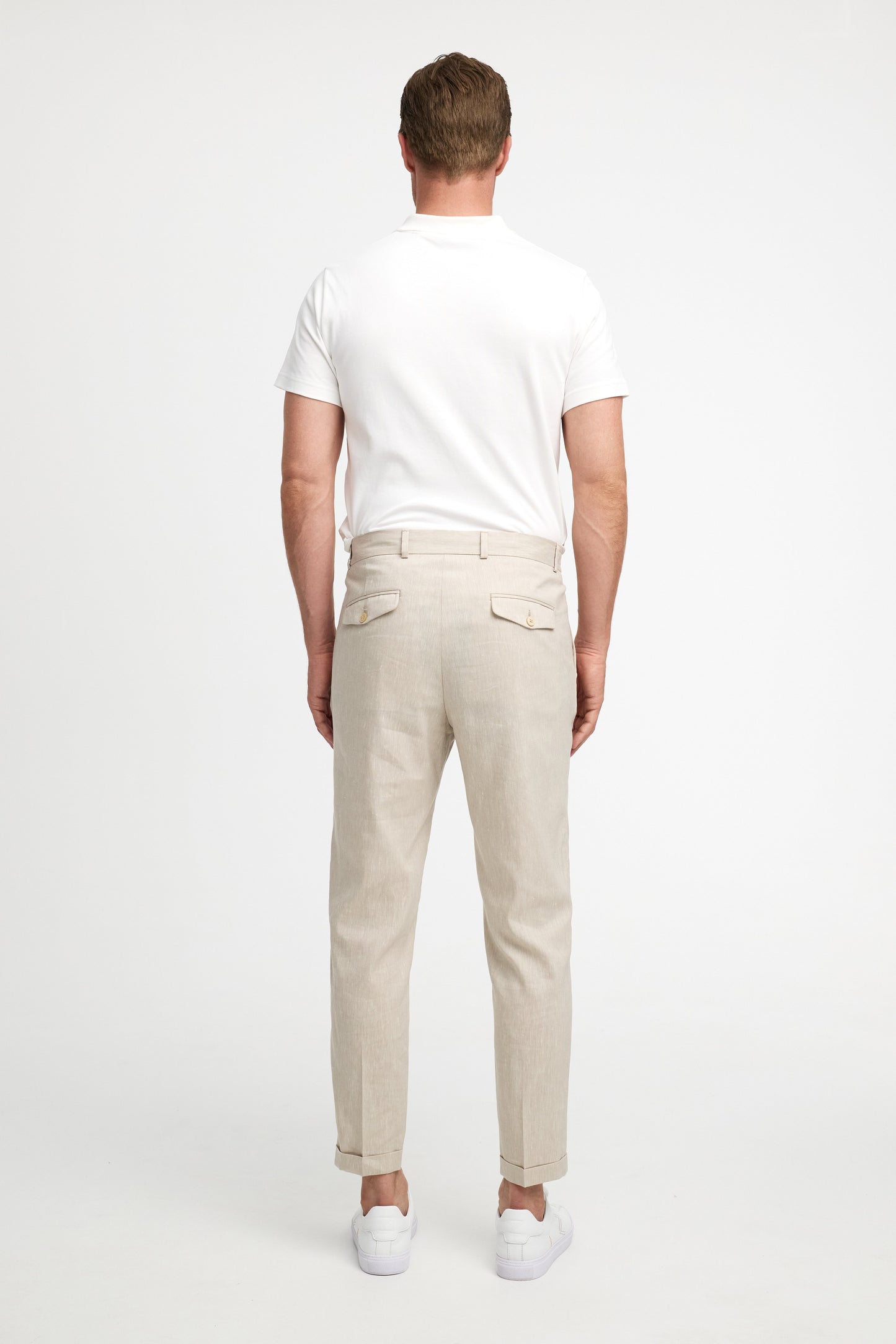 Leinen-Jersey Hose DiCliff SE 211547-230 Beige