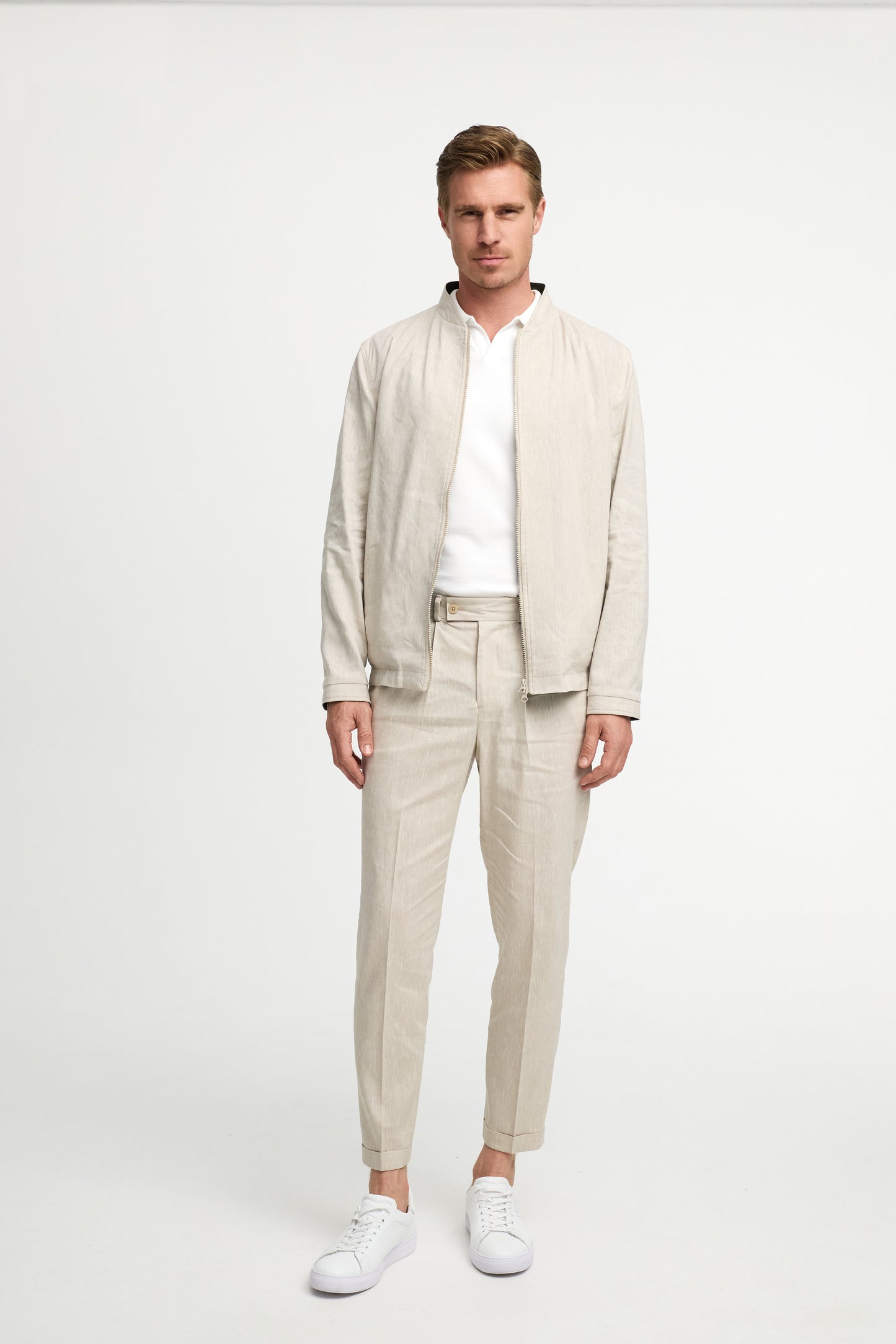 Leinen Wendejacke DiRevaudio 211547-230 Beige