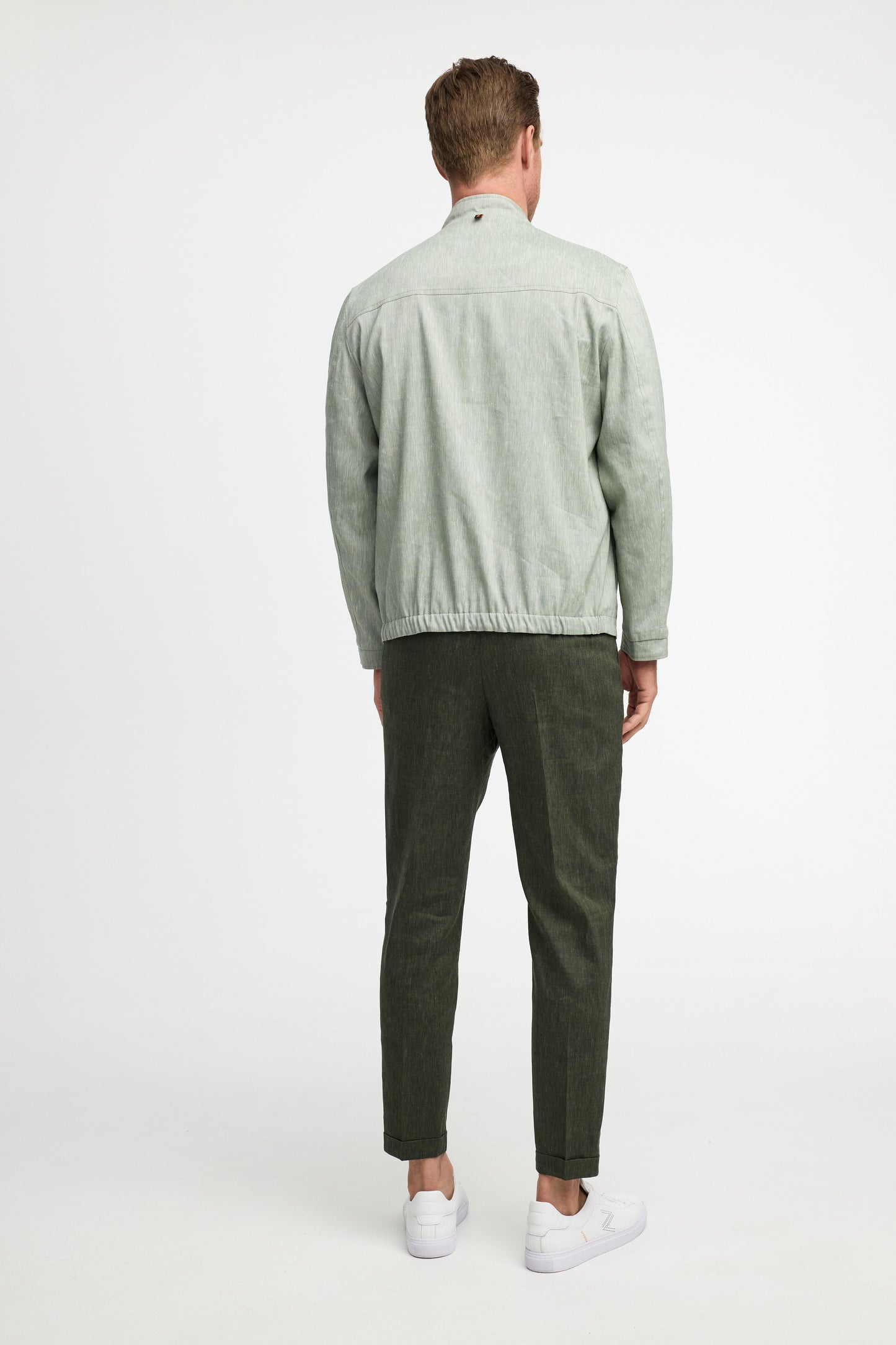 Leinen Wendejacke DiRevaudio 211547-720 Grün