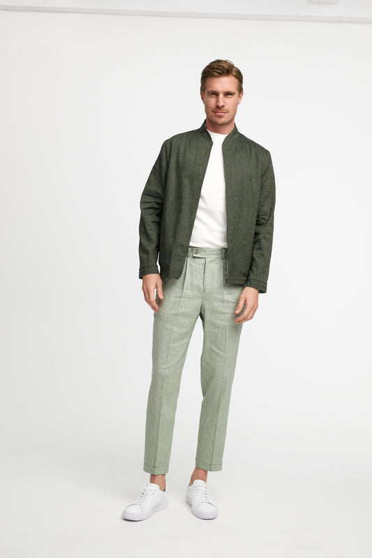 Leinen Wendejacke DiRevaudio 211547-720 Grün