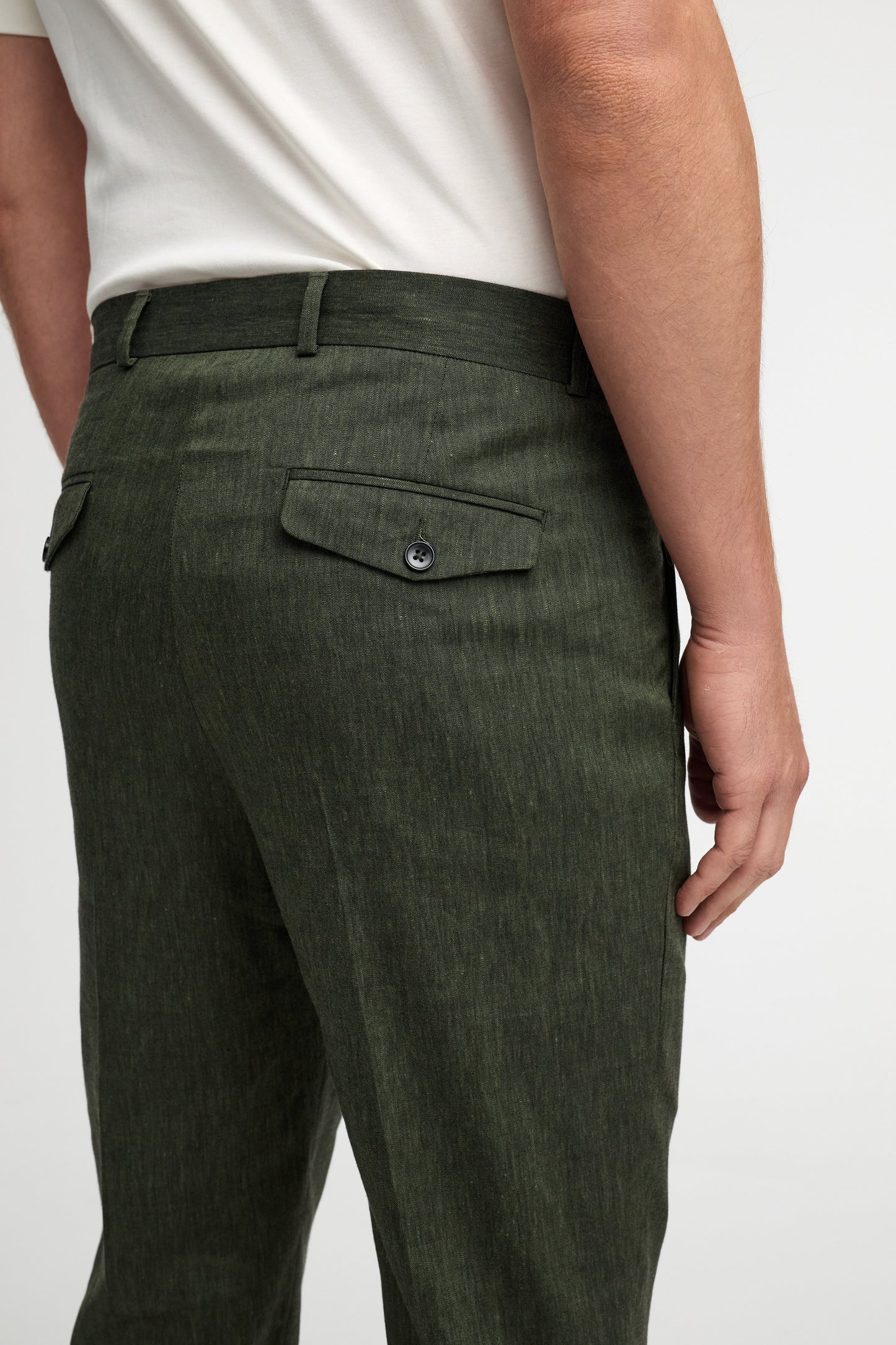 Leinen-Jersey Hose DiCliff SE 211547-760 Olive