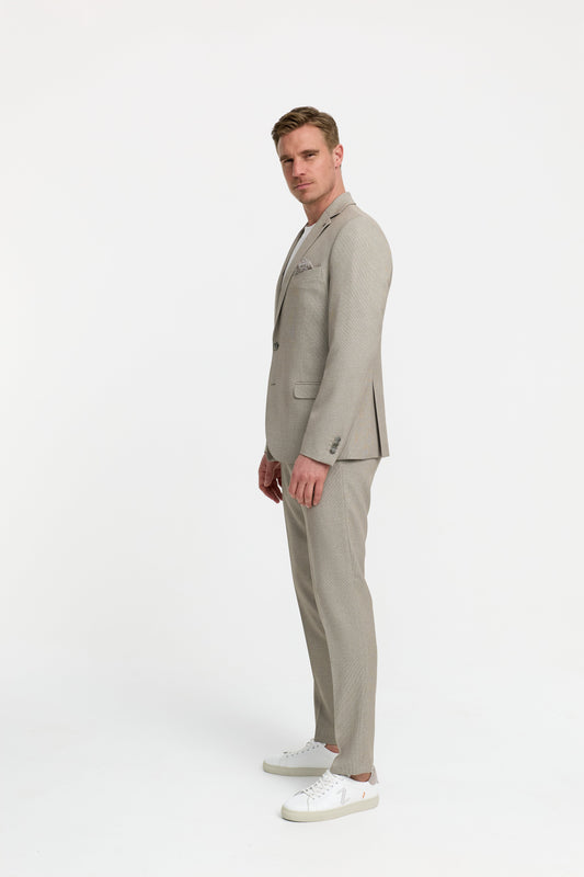 Jersey Anzug 241212-290 Beige