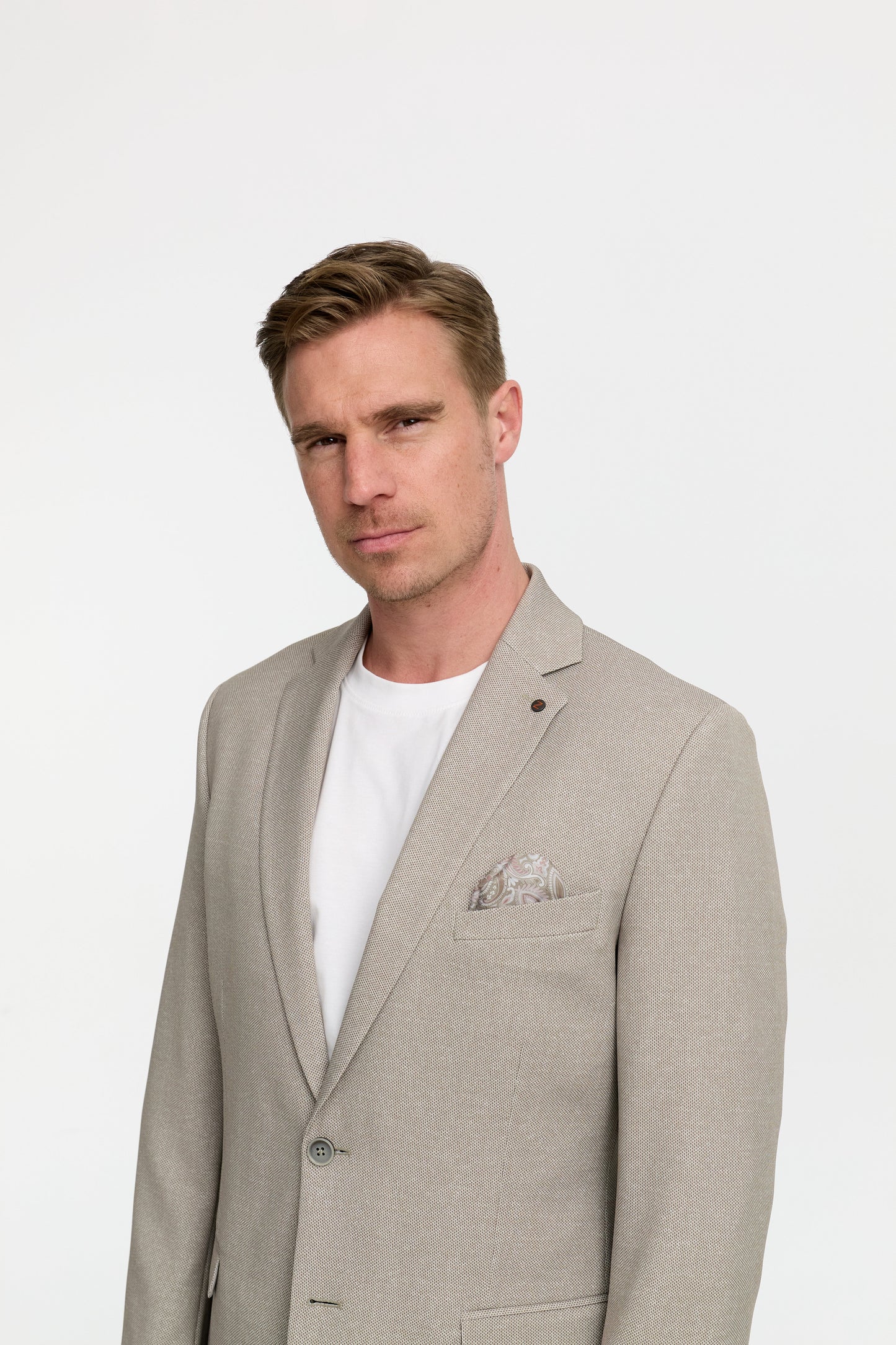 Jersey jacket DiNick 241212-290 beige