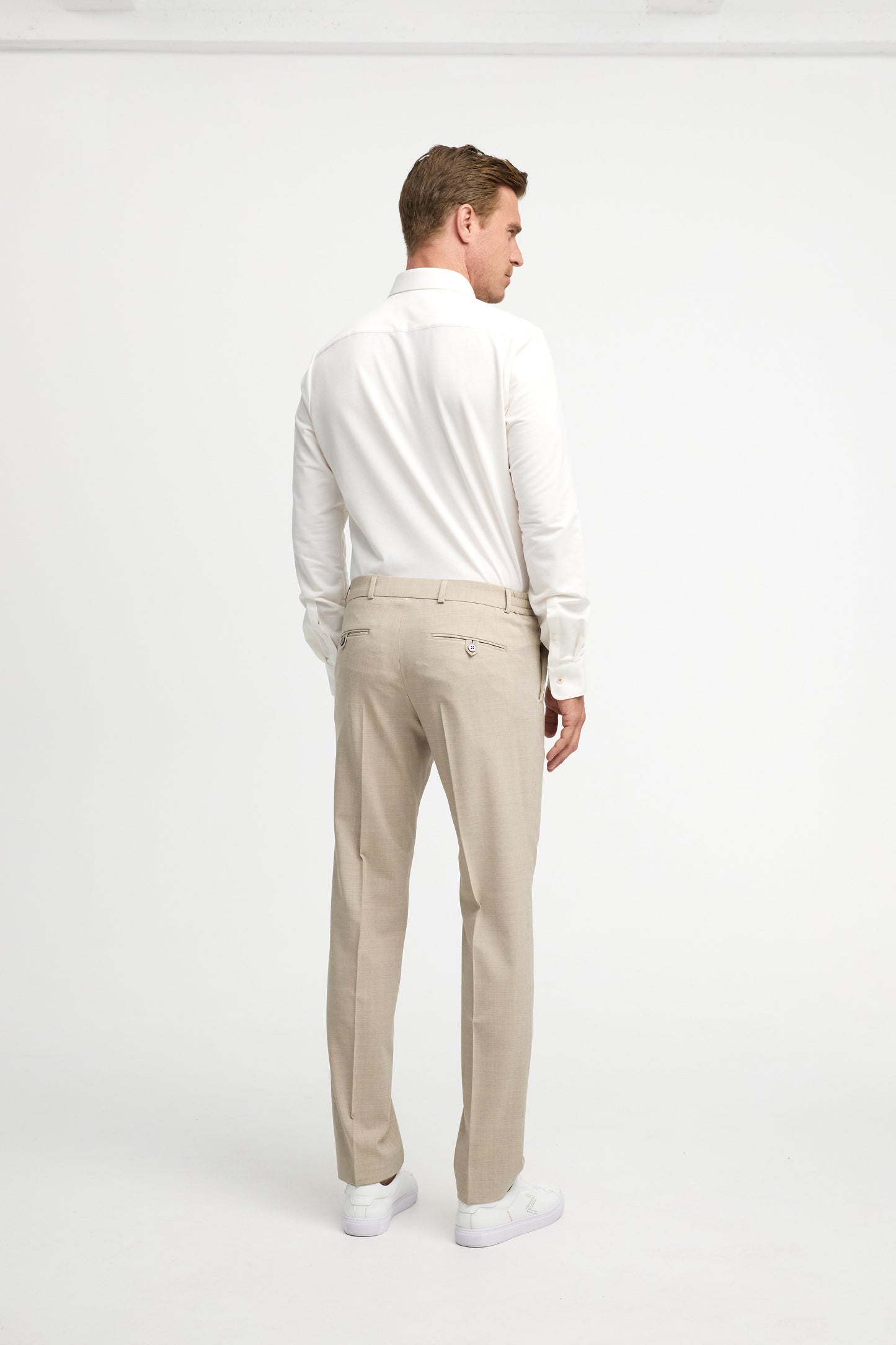 DiSailorflex SE suit trousers made of stretch virgin wool 251011-250 Beige