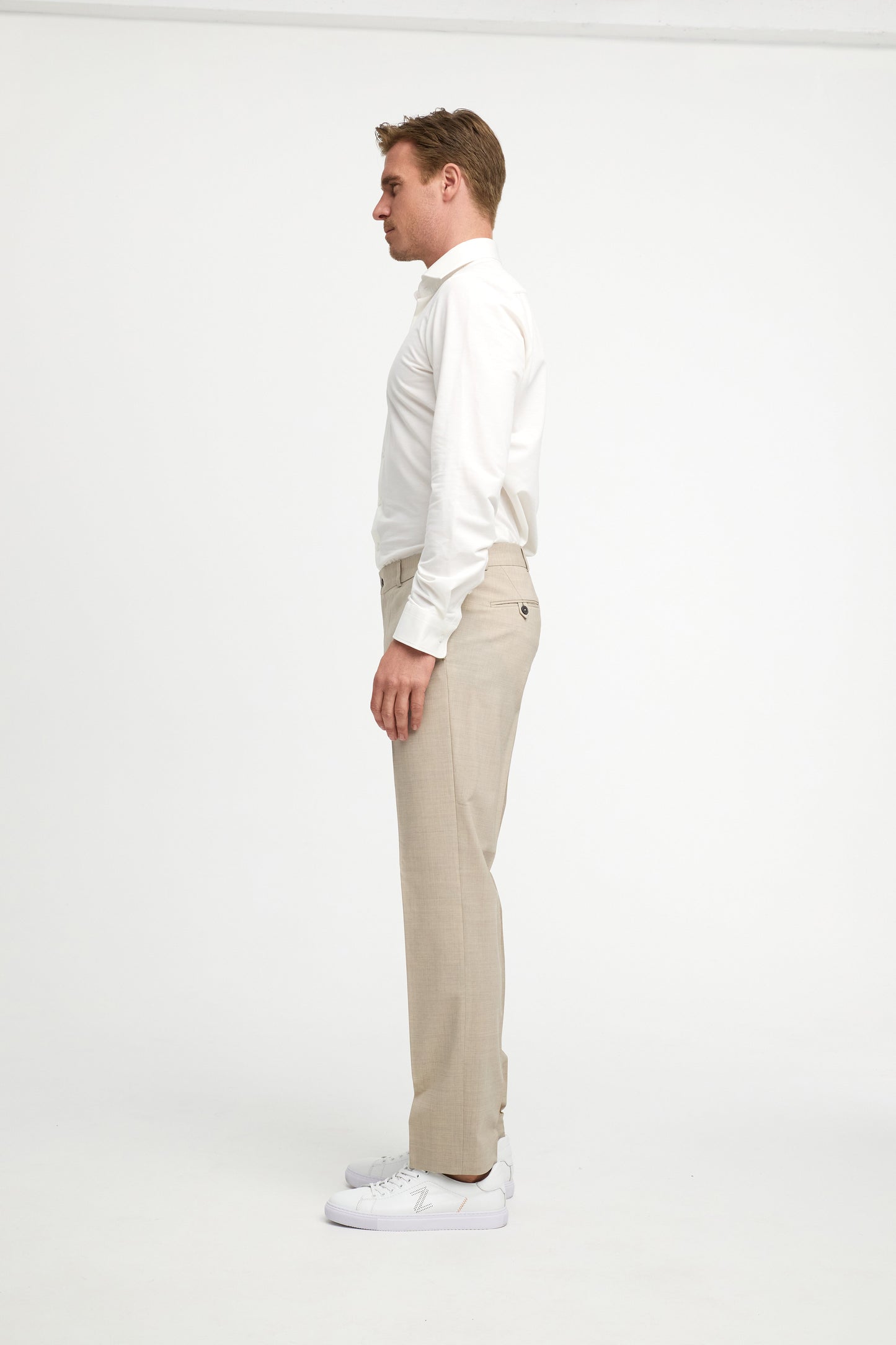 DiSailorflex SE suit trousers made of stretch virgin wool 251011-250 Beige