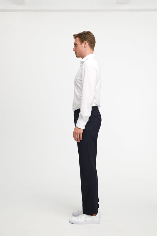 DiSailorflex SE suit trousers made of stretch virgin wool 251011-690 Navy