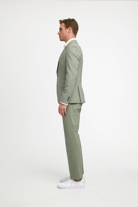 Anzug aus elastischer Schurwolle 251011-740 Grün