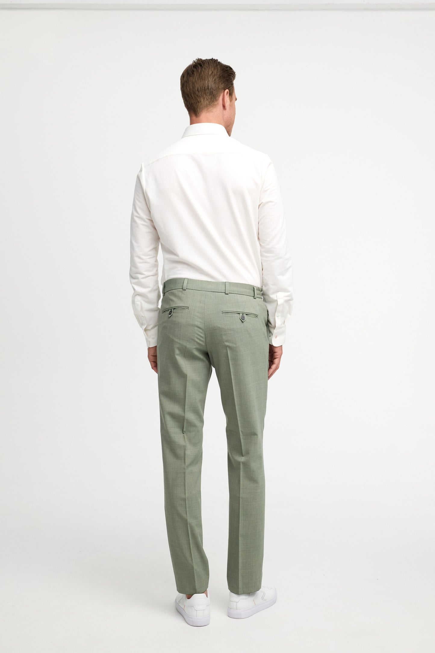 DiSailorflex SE suit trousers made of stretch virgin wool 251011-740 Green