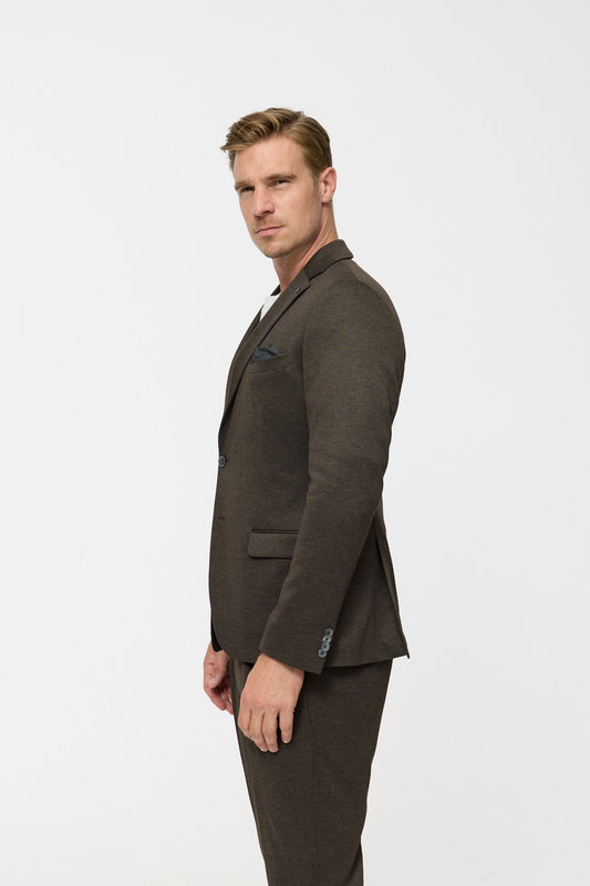 Jersey jacket DiNick 251617-890 Dark Brown