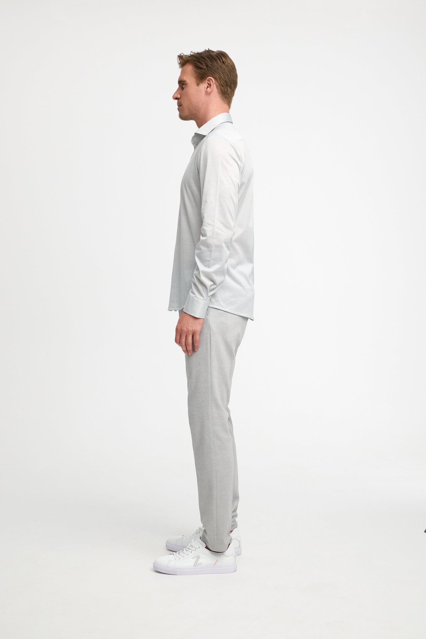 Slim Fit Hemd DiHans 251679-310 Grau - mit Hydrocool Technologie