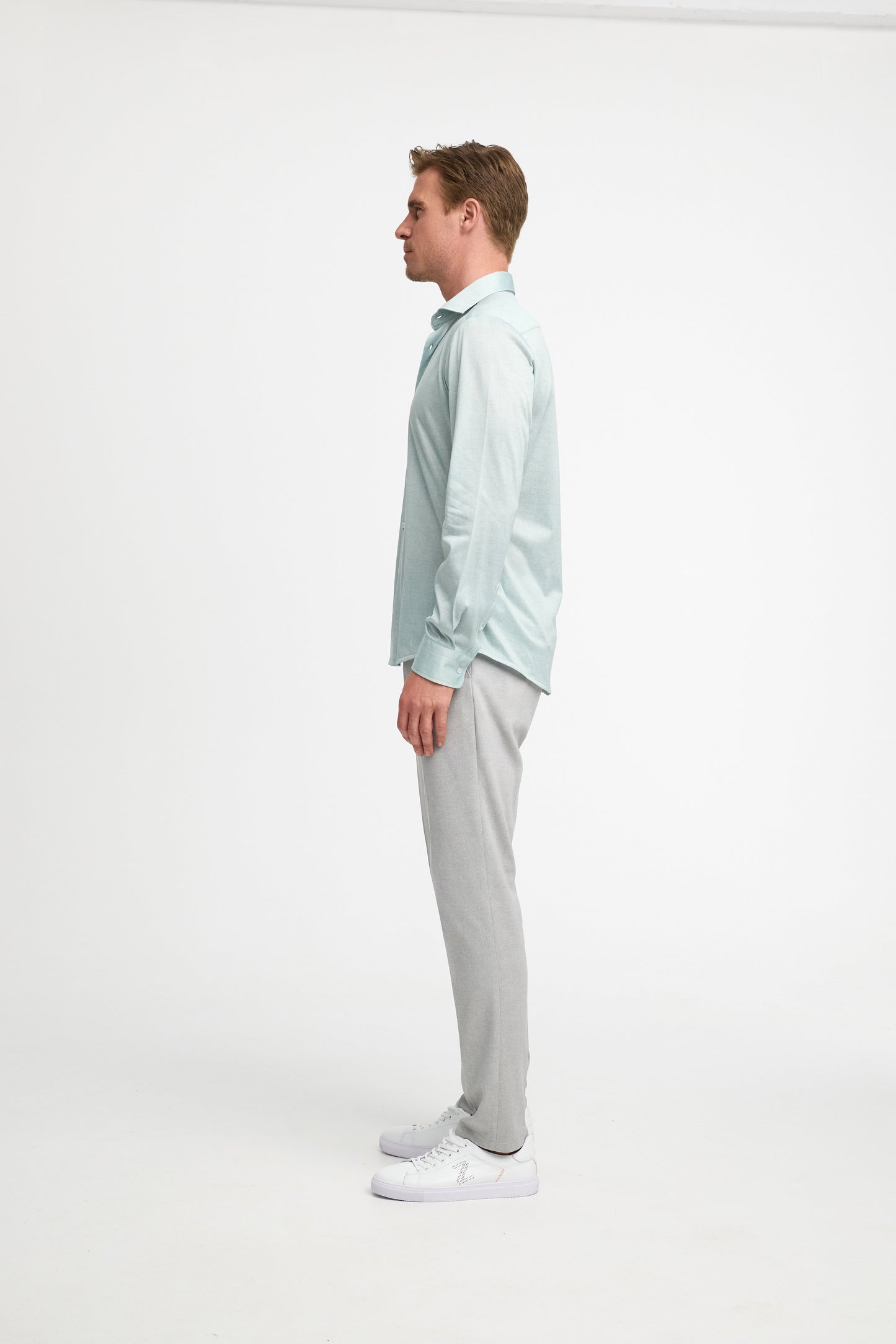 Slim Fit Hemd DiHans 251679-711 Mint - mit Hydrocool Technologie