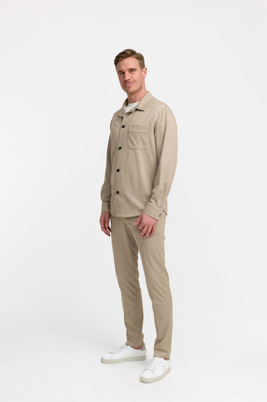 Jersey Overshirt DiZoel 251695-220 Sand