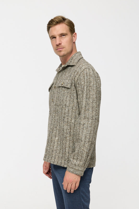 Overshirt DiTyler 252661-770 Beige Striped