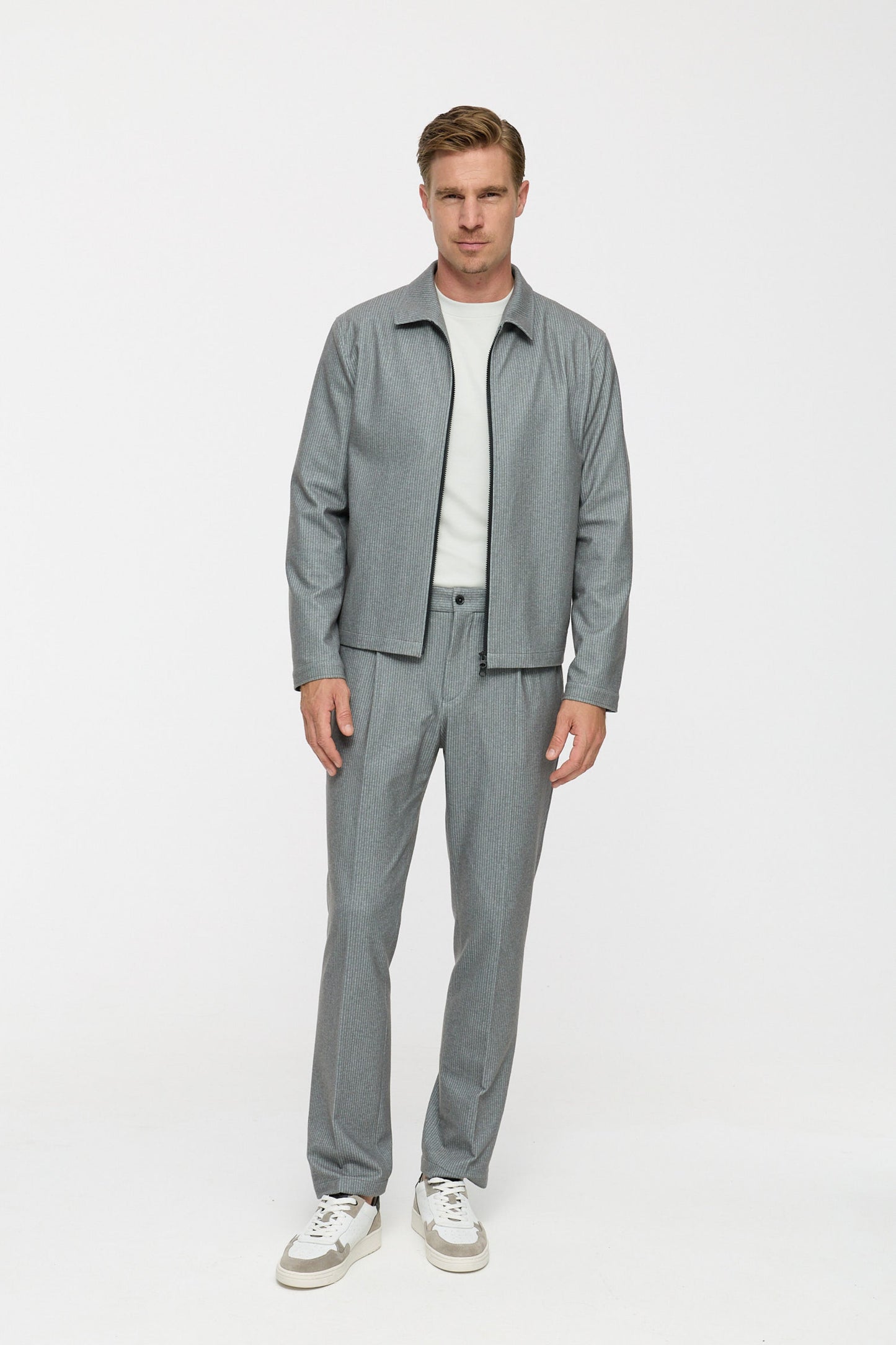 Blouson DiClaudio 252690-370 Grey Striped