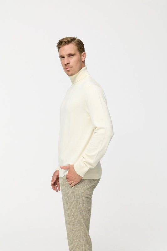 Rollkragen Pullover DiRyan 408-120 Off-White