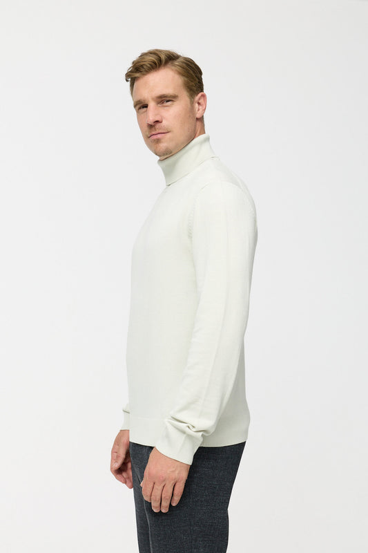 Rollkragen Pullover DiRyan 408-310 Light Grey