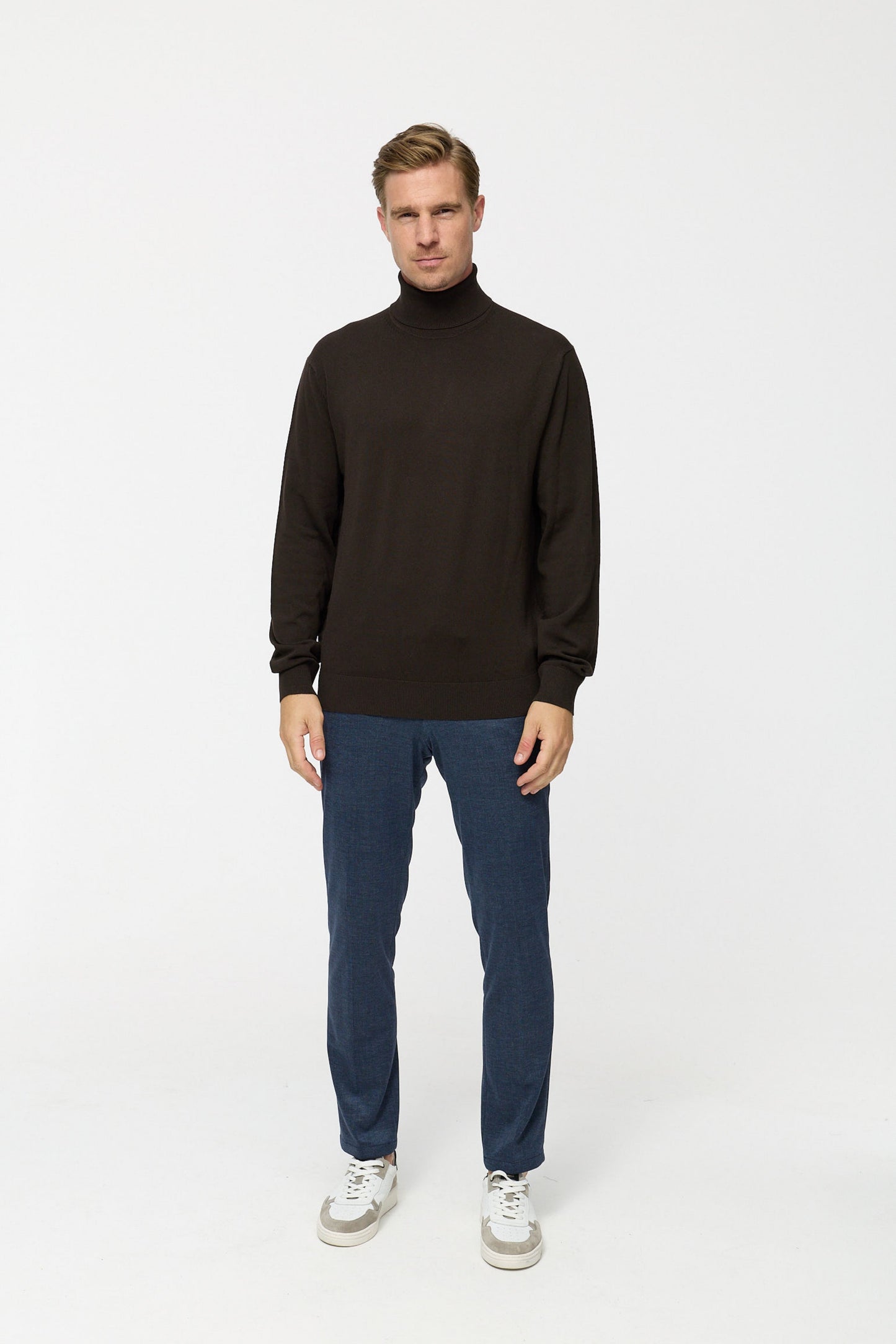 Turtleneck Sweater DiRyan 408-880 Dark Brown