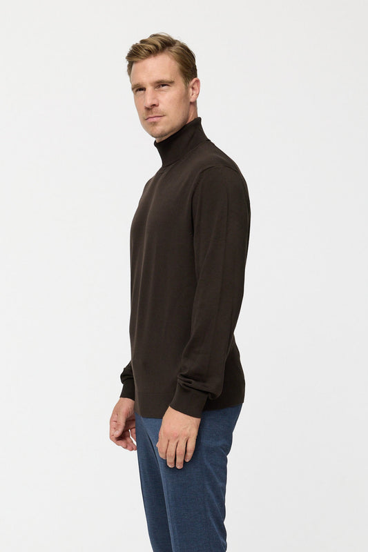 Rollkragen Pullover DiRyan 408-880 Dark Brown