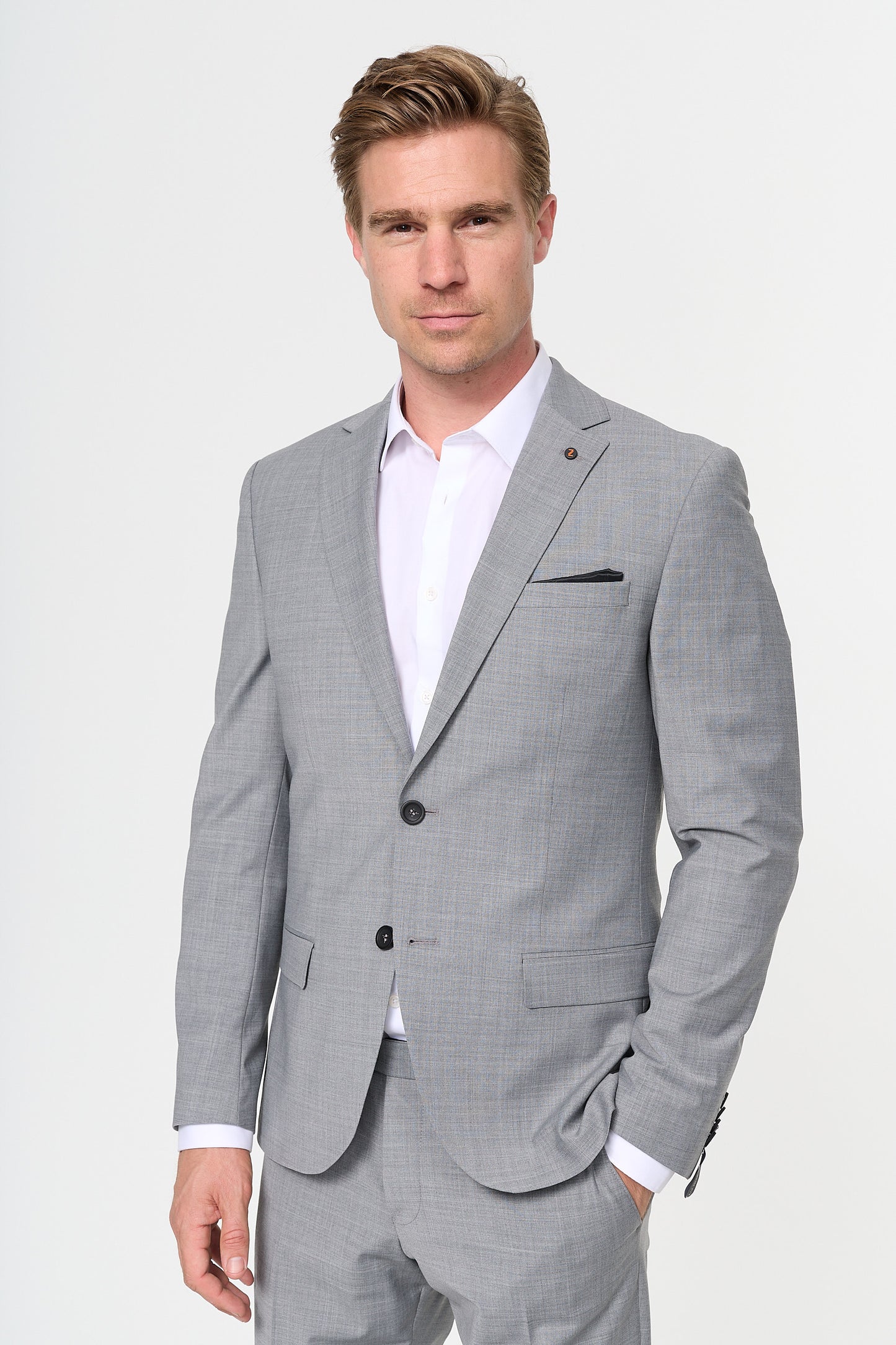 Jacket PowerStretch DiJeremy light gray Slim 221003-330