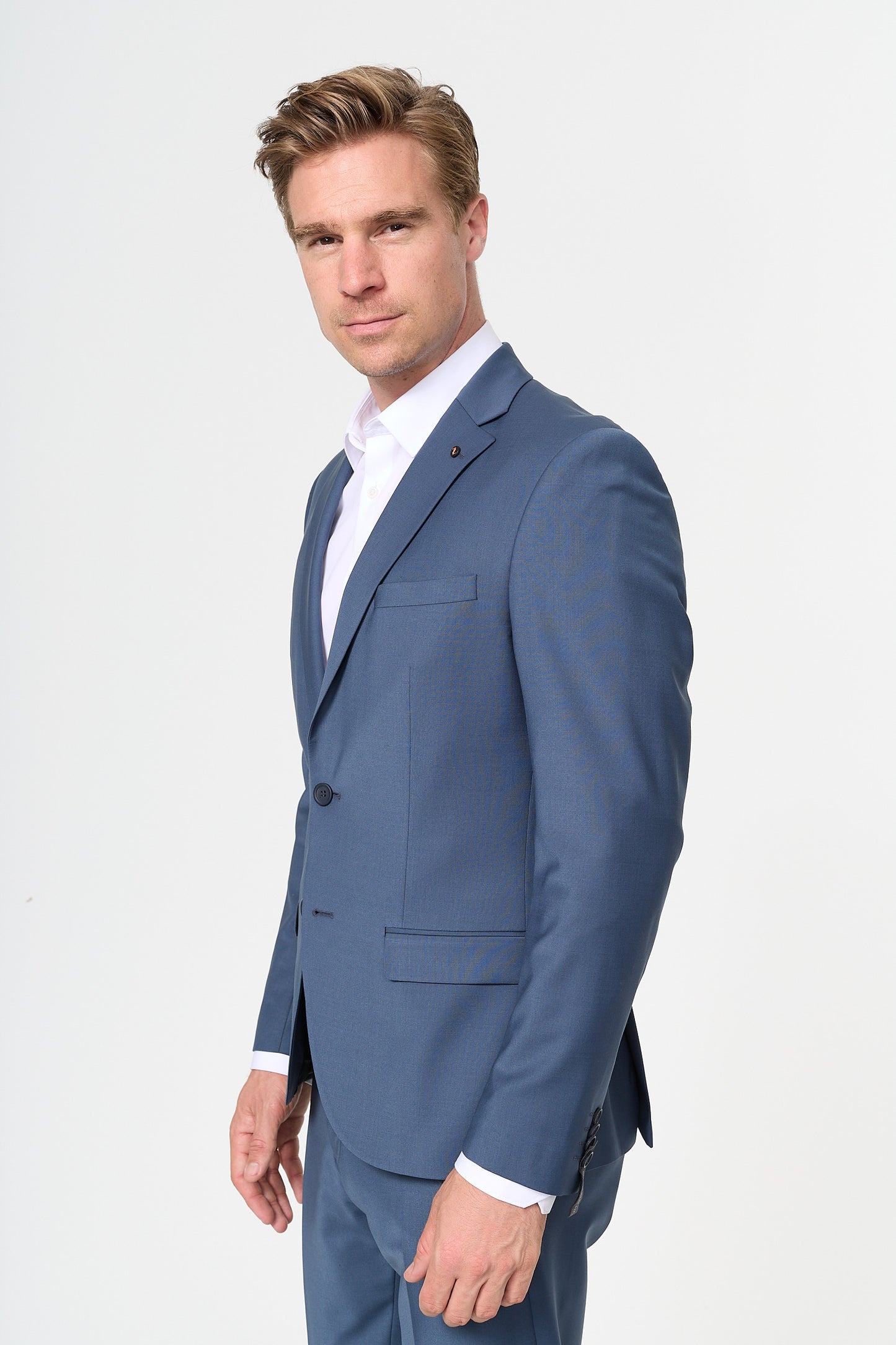 Jacket PowerStretch DiJeremy Smoke Blue Slim 221003-640