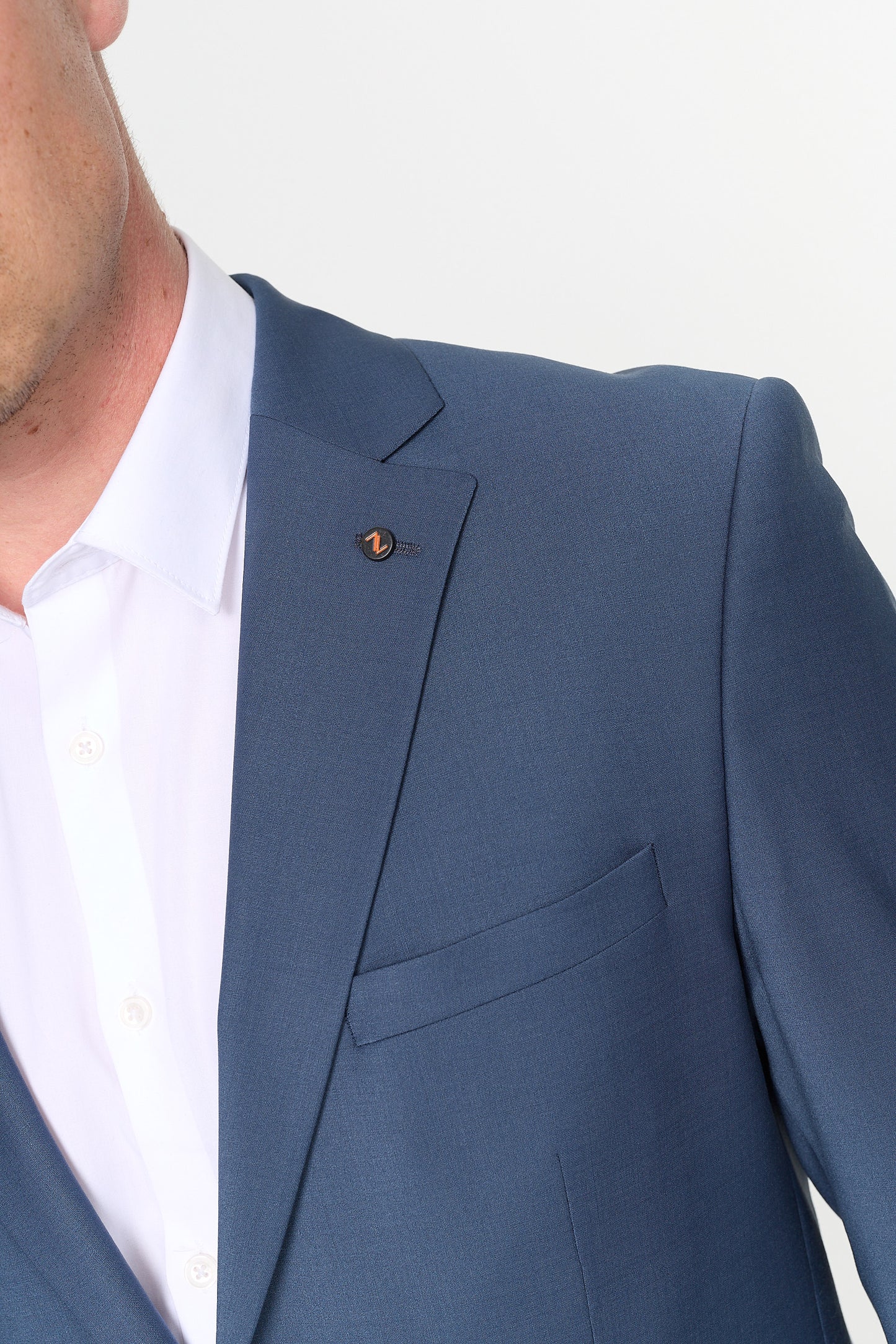 Jacket PowerStretch DiJeremy Smoke Blue Slim 221003-640