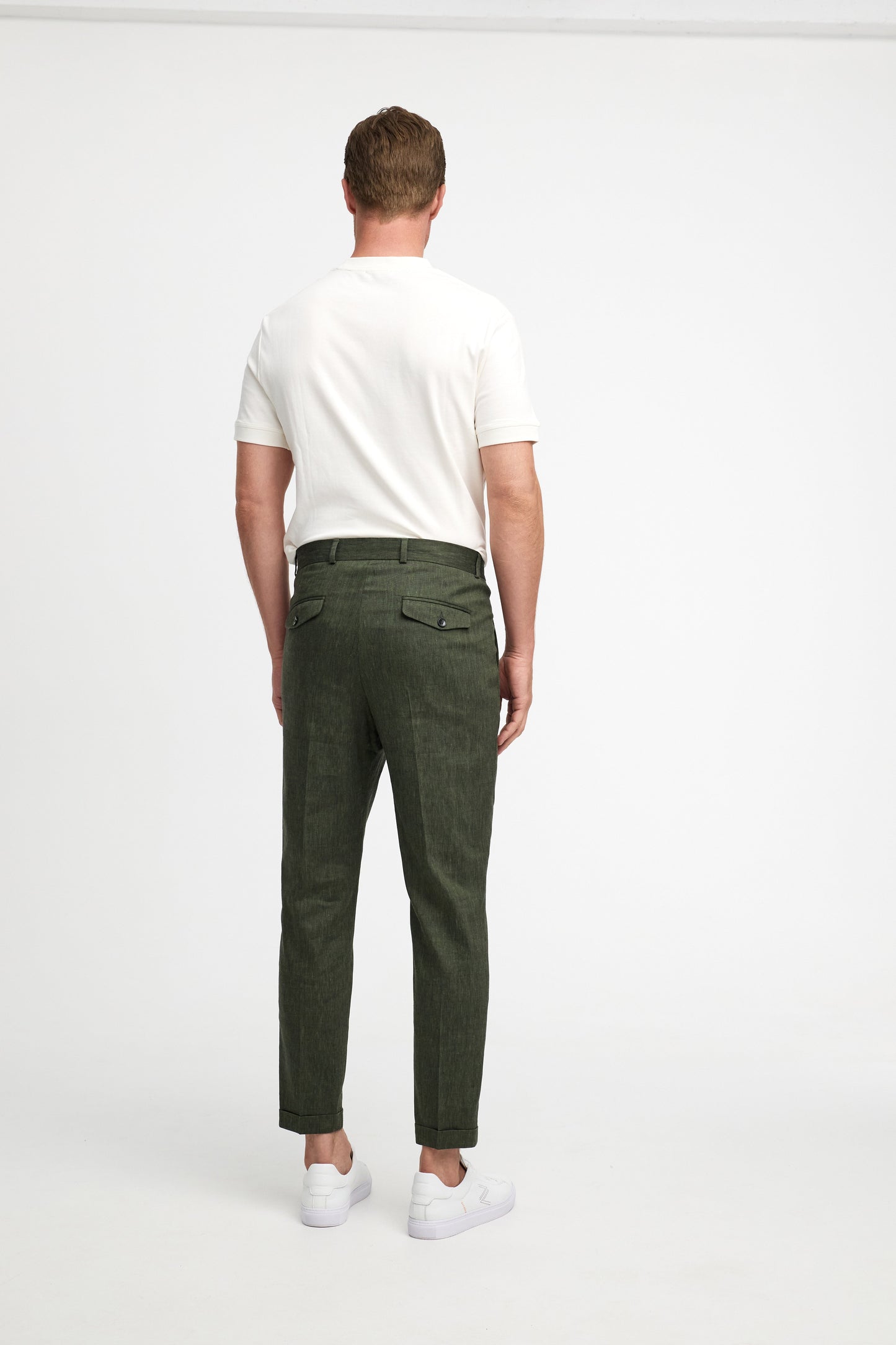 Leinen-Jersey Hose DiCliff SE 211547-760 Olive