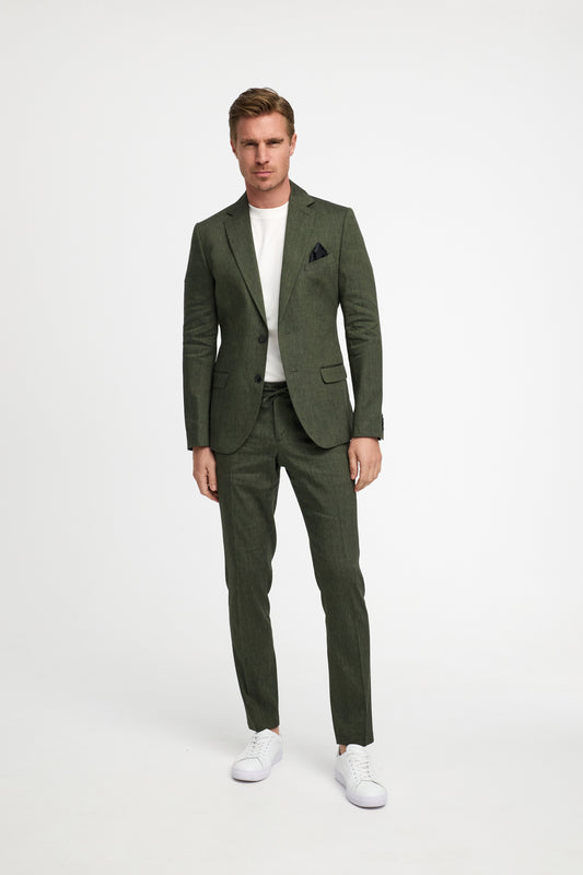 Leinen Sakko DiNick 211547-760 Olive