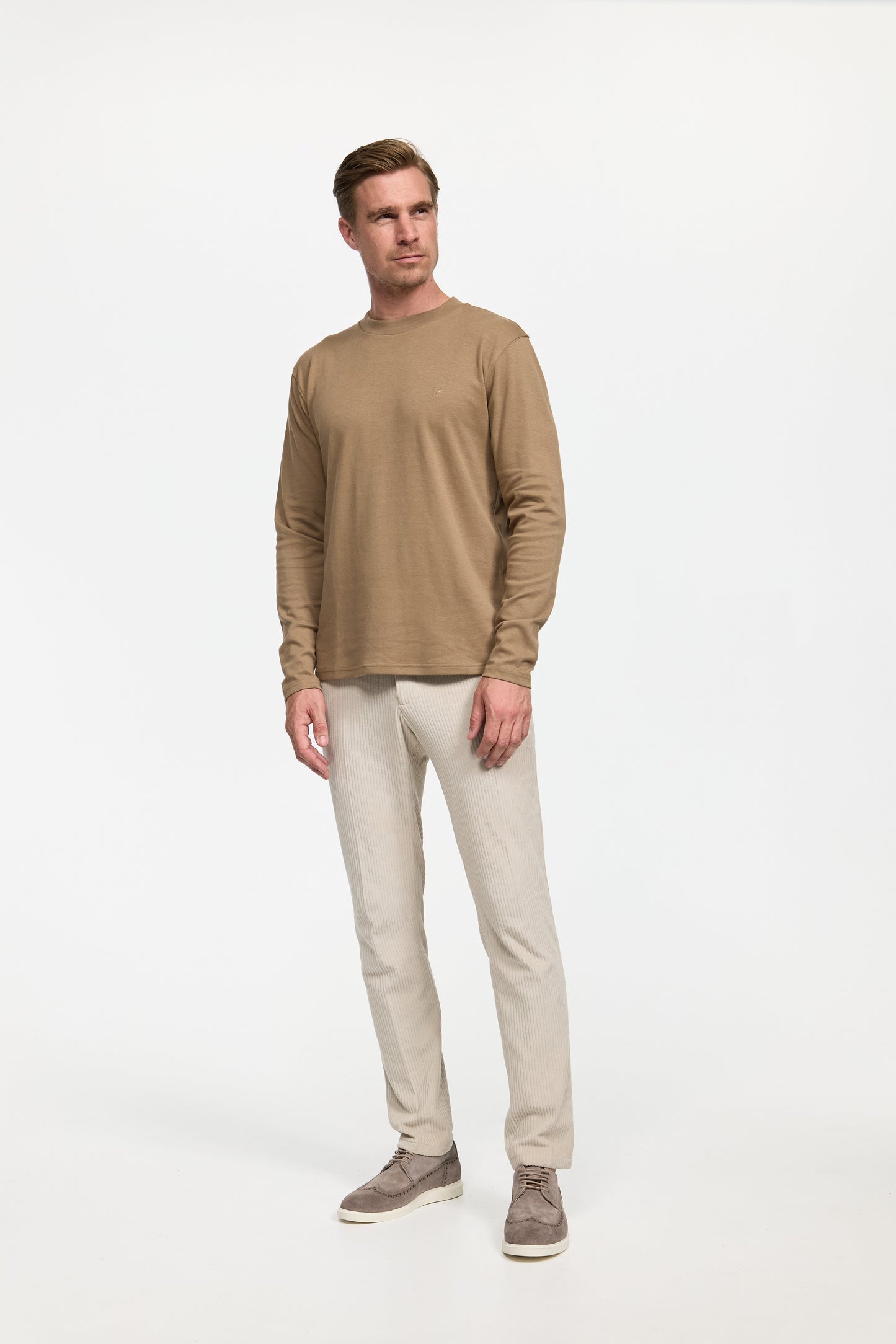 Longsleeve T-Shirt DiOwen 213-770 Taupe