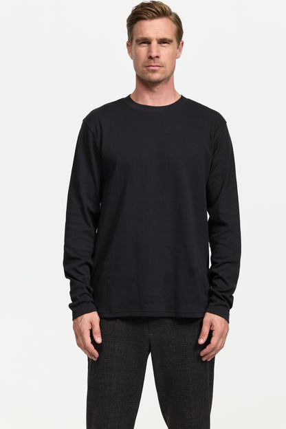 Longsleeve T-Shirt DiOwen 213-900 Schwarz