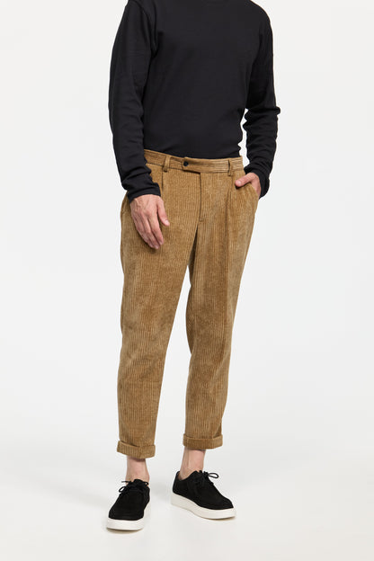 Jersey corduroy trousers DiCliff 242501-850 brown 