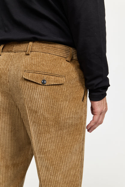 Jersey corduroy trousers DiCliff 242501-850 brown 