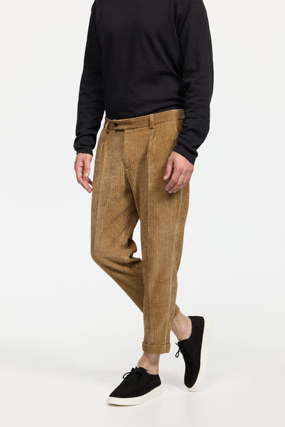 Jersey corduroy trousers DiCliff 242501-850 brown 