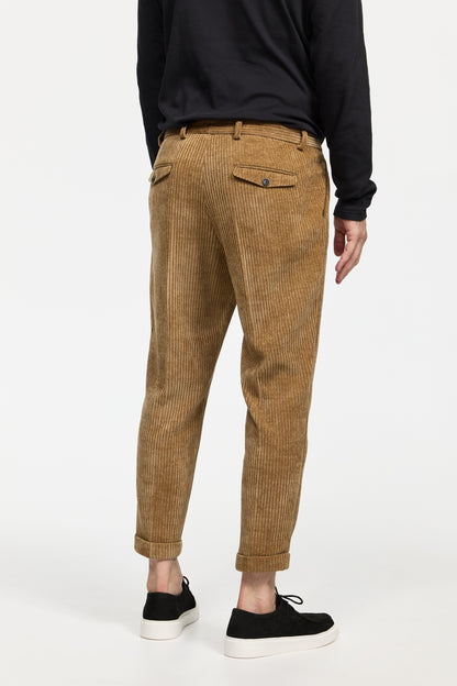 Jersey corduroy trousers DiCliff 242501-850 brown 