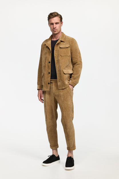 Jersey Overshirt DiJohn FP 242501-850 Camel 