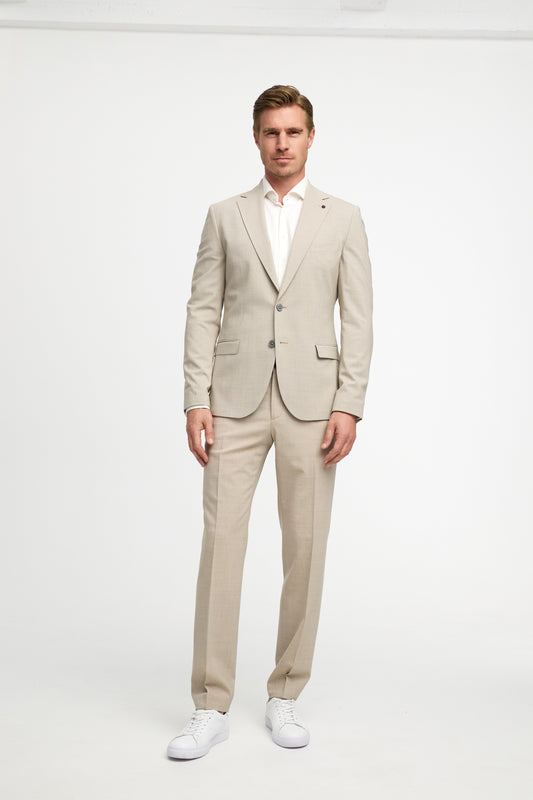 Sakko DiNick aus elastischer Schurwolle 251011-250 Beige