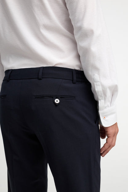 Anzughose DiSailorflex SE aus elastischer Schurwolle 251011-690 Navy