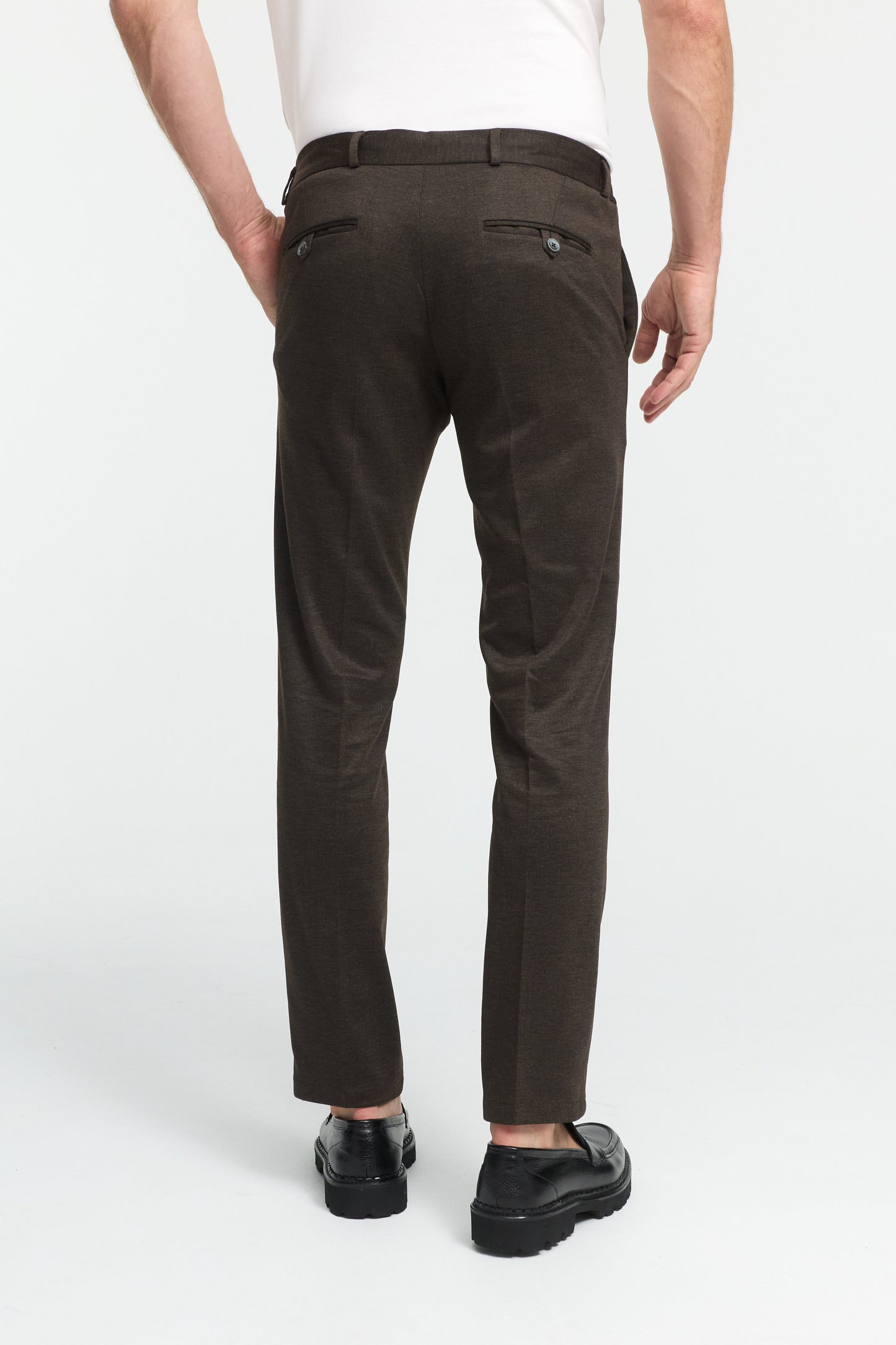 Jersey Anzughose DiSpartaflex SE 251617-890 Dark Brown