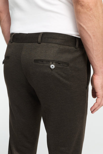 Jersey Anzughose DiSpartaflex SE 251617-890 Dark Brown