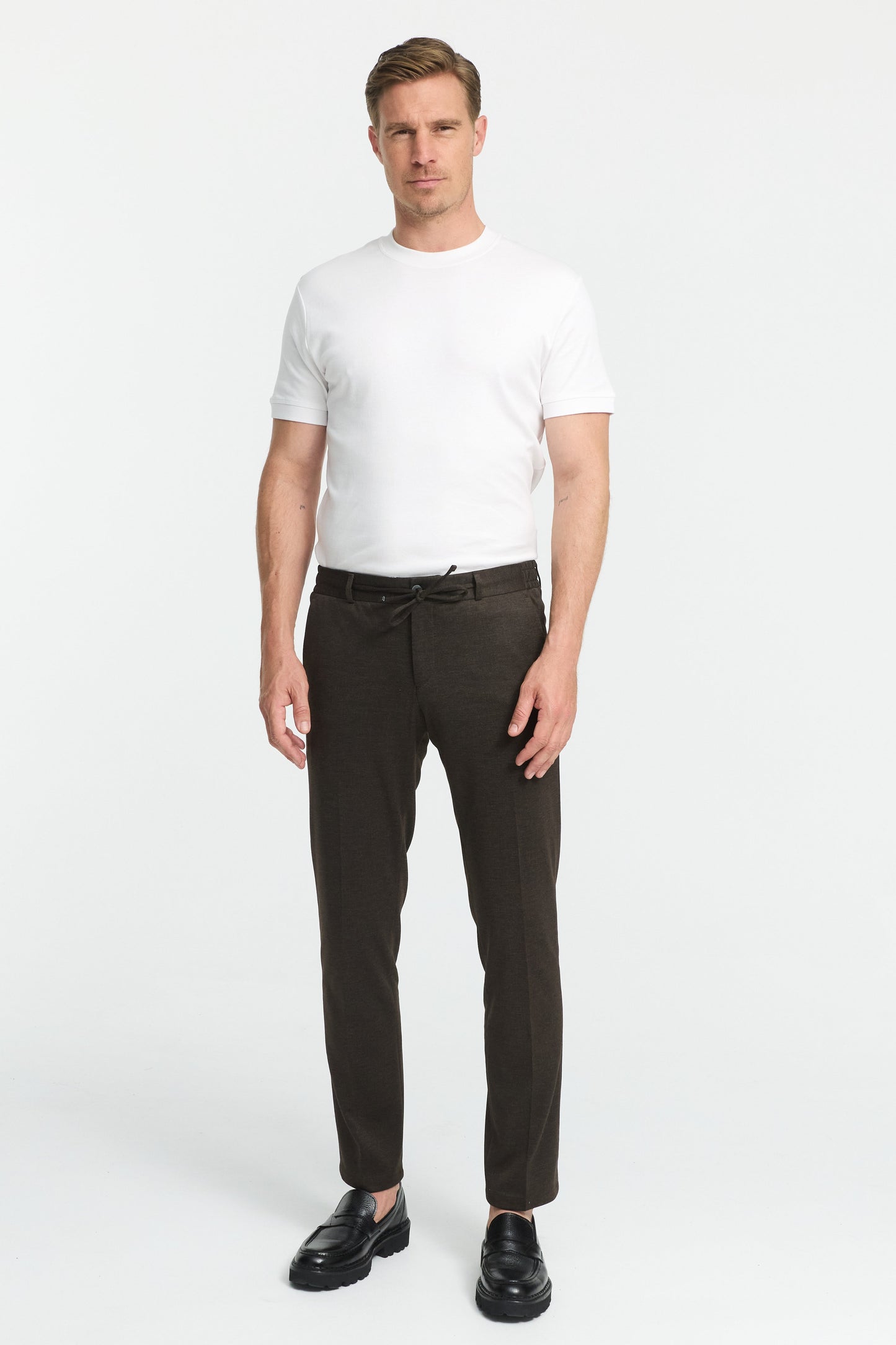 Jersey Anzughose DiSpartaflex SE 251617-890 Dark Brown