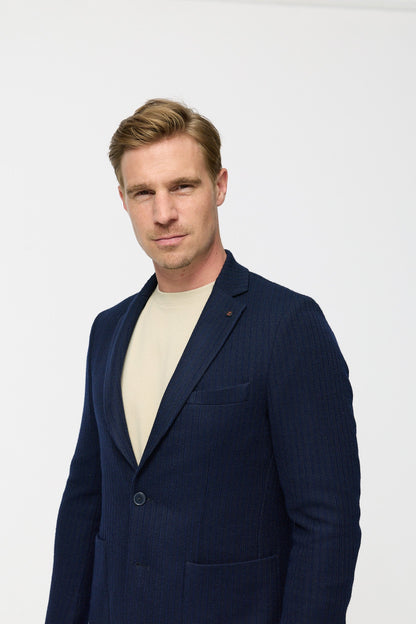 Knitted jacket DiBob 252645-690 Navy 