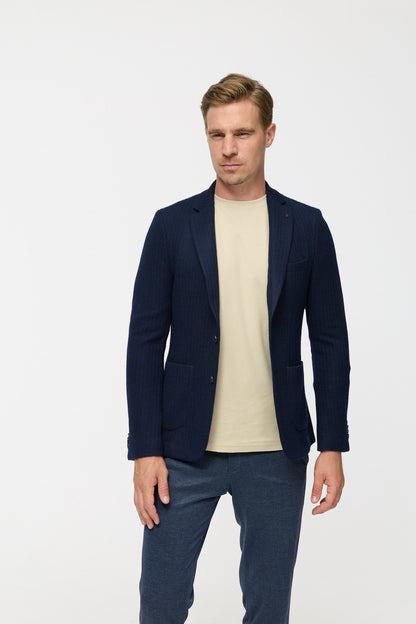 Knitted jacket DiBob 252645-690 Navy 