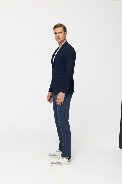 Knitted jacket DiBob 252645-690 Navy 