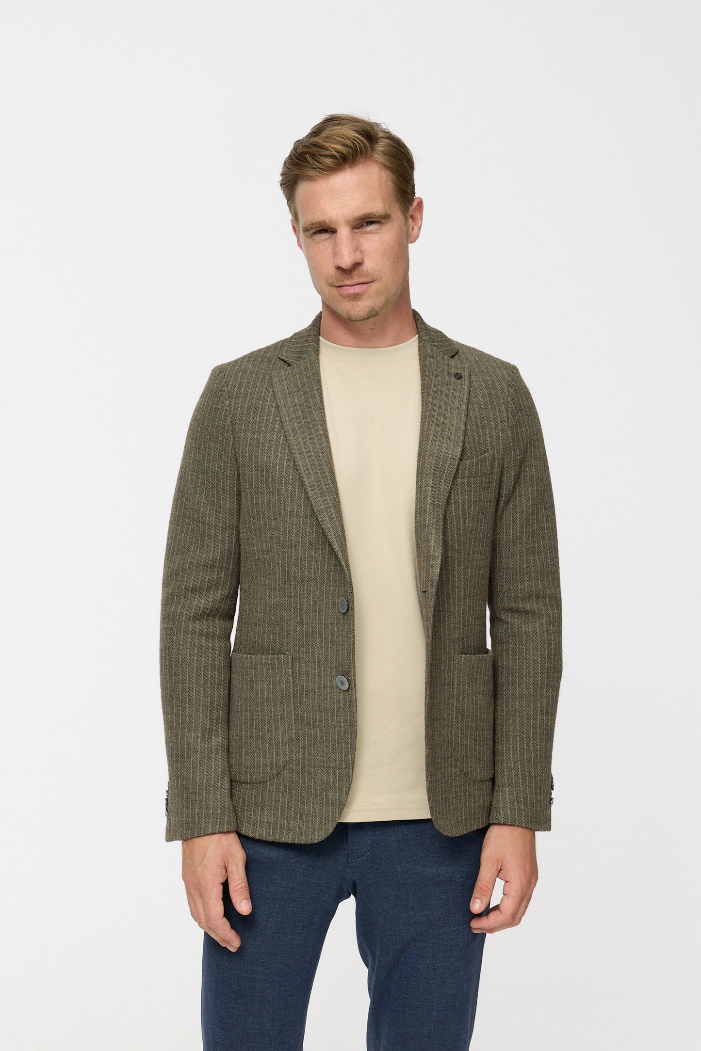 Knitted jacket DiBob 252645-780 taupe 