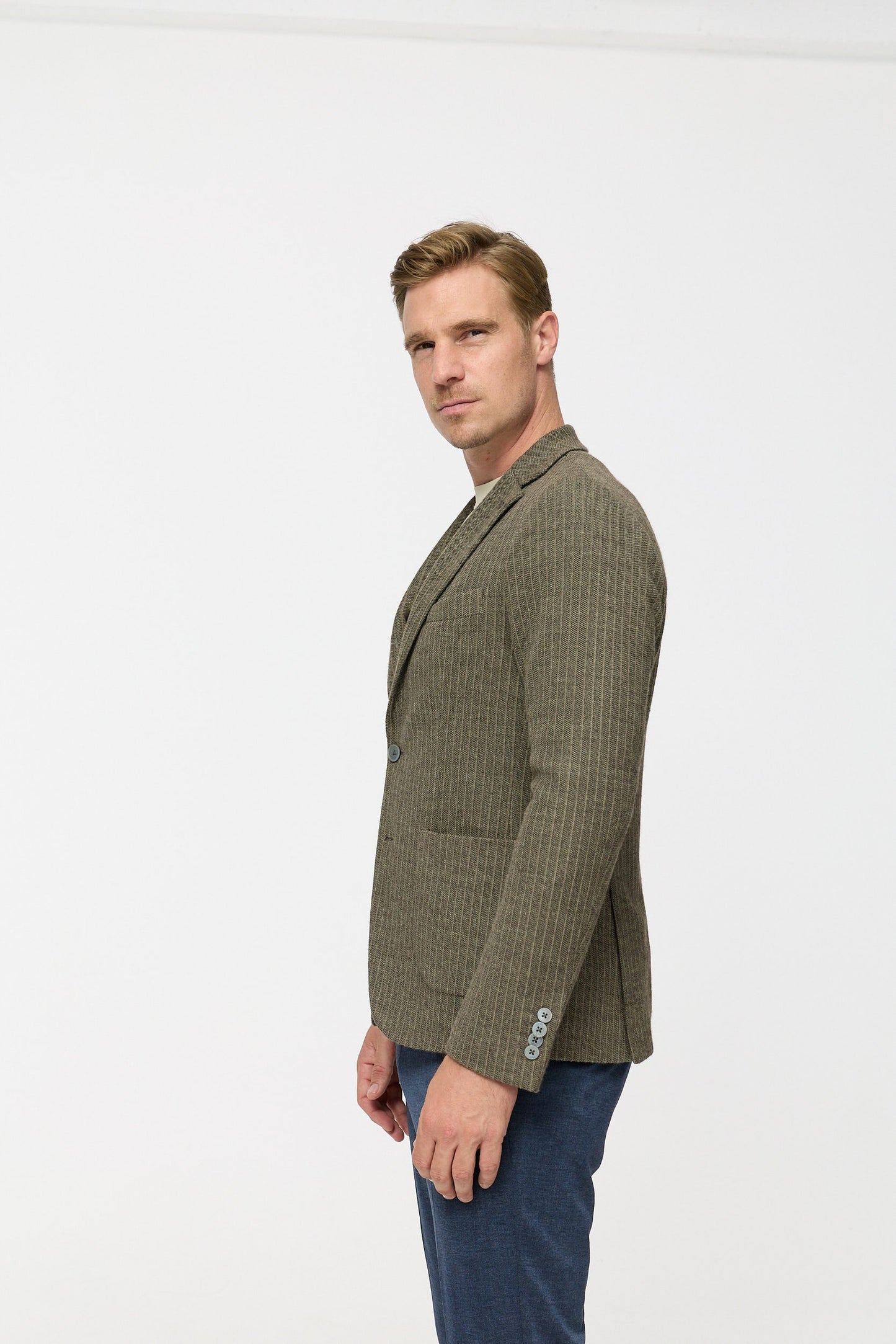 Knitted jacket DiBob 252645-780 taupe 