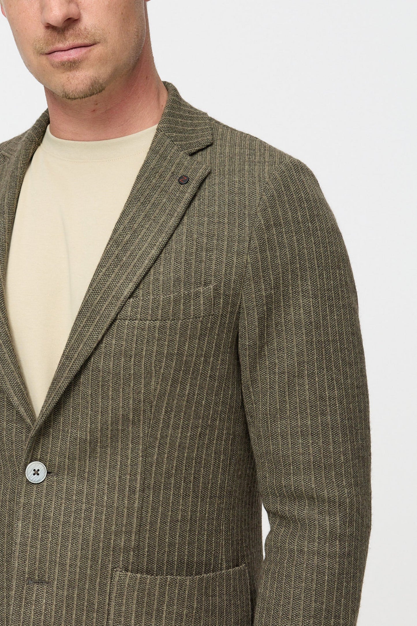 Knitted jacket DiBob 252645-780 taupe 