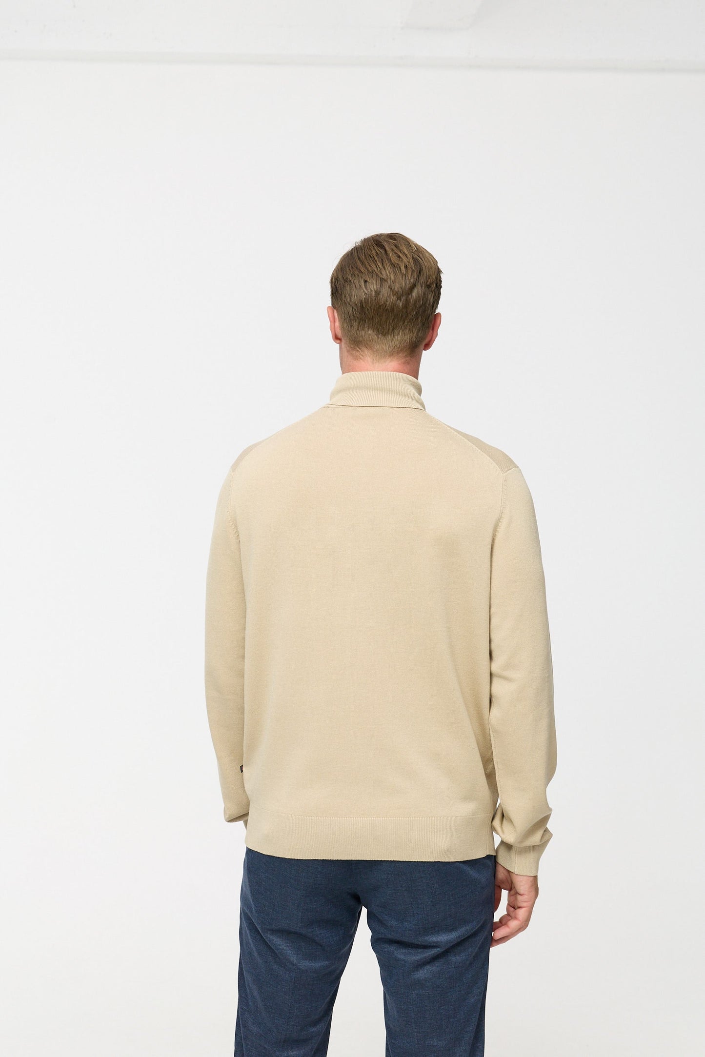 Turtleneck sweater DiRyan 408-220 beige