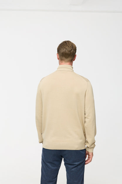 Turtleneck sweater DiRyan 408-220 beige