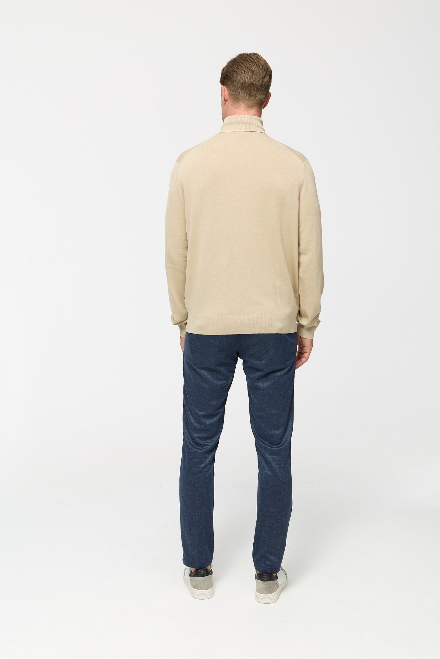 Turtleneck sweater DiRyan 408-220 beige
