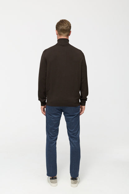 Rollkragen Pullover DiRyan 408-880 Dark Brown