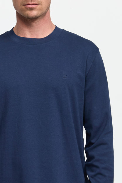 Longsleeve T-Shirt DiOwen 213-690 Navy 